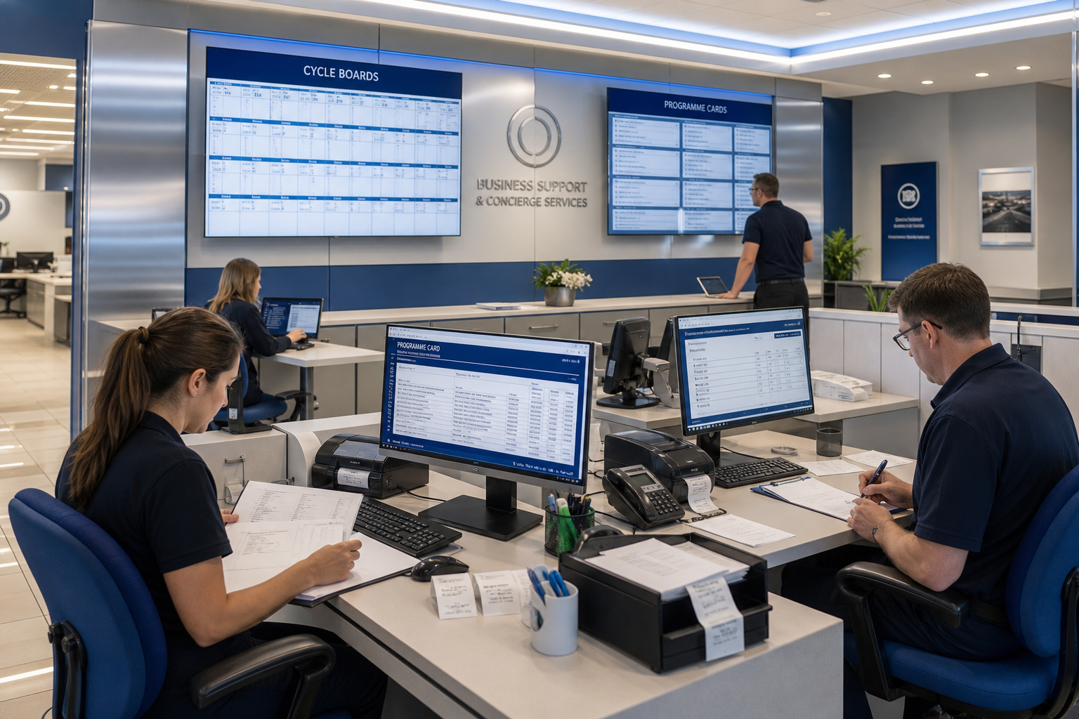 STUDIO MORETTI LTD team in refined administrative workspace